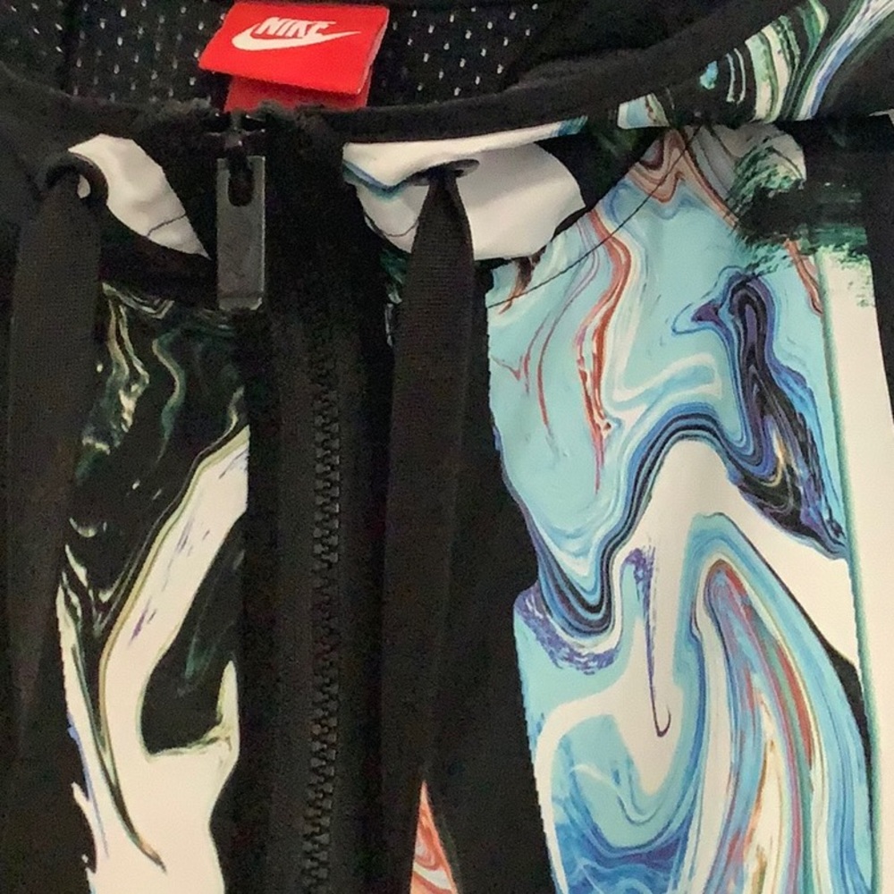 Nike Abstract Patterned Hoodie Sz XL - Picture 8 of 11